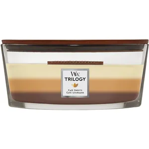 Woodwick - Trilogy - Café Gourmand Bougie Parfumée Ellipse