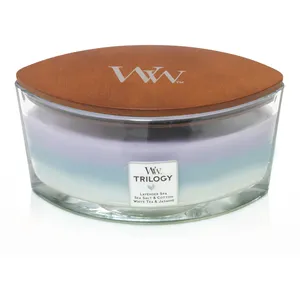 Woodwick - Sejour Au Calme Bougie Parfumée Bougie Ellipse pas cher