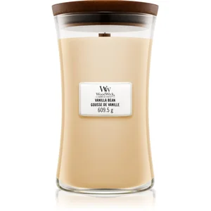 Comparateur de prix : Woodwick Vanilla Bean bougie parfumée avec mèche en bois 609,5 g