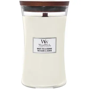 Comparateur de prix : Woodwick - Thé Blanc & Jasmin Bougie Parfumée Grande Jarre