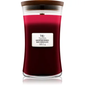 Woodwick 610g Trilogie Sun Ripened Berries, Bougies Parfumées pas cher