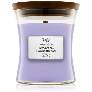 Comparateur de prix : Woodwick Lavender Spa bougie parfumée avec mèche en bois 275 g