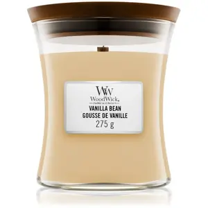 Comparateur de prix : Woodwick Vanilla Bean bougie parfumée avec mèche en bois 275 g