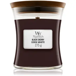 Comparateur de prix : Woodwick Black Cherry Bougie Parfumée Avec Mèche En Bois 275 G