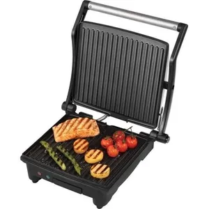 Comparateur de prix : Grill électrique GEORGE FOREMAN - Ouverture 180°C - Plaques antiadhésives - 1800W