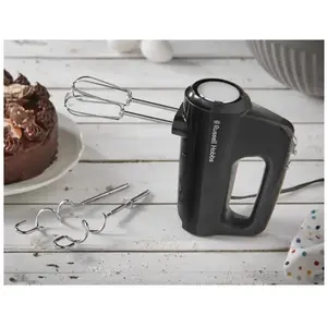 Russell Hobbs Matte Black 24672-56 - Batteur à main - 350 Watt - noir mat pas cher