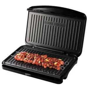 Comparateur de prix : Grill électrique GEORGE FOREMAN - 25820-56 - Revêtement antiadhésif - 2400W