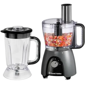 Comparateur de prix : Russell Hobbs 27111-56 robot de cuisine 600 W 2,3 L Noir, Transparent