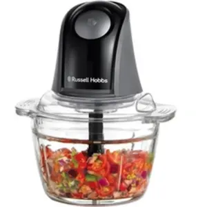 Comparateur de prix : Mini Hachoir - RUSSEL HOBBS - Matte Charcoal - 200 W - 1 L - Noir