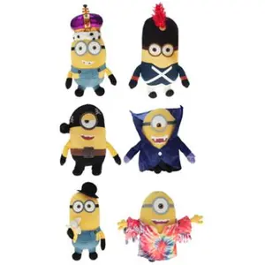 Minions assortiment peluches Movie 15 cm (6) pas cher