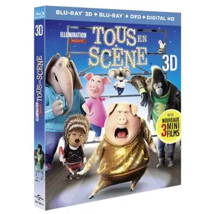 Comparateur de prix : Universal Pictures Tous en scène Combo Blu-ray 3D + Blu-ray + DVD