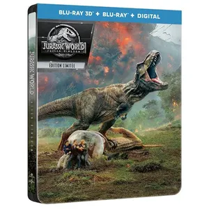 Universal Pictures Jurassic World : Fallen Kingdom Steelbook Blu-ray 3D