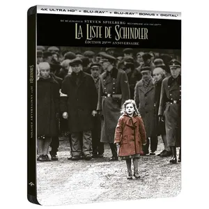 Universal Music La Liste de Schindler Steelbook Edition Collector Limitée Blu-ray 4K Ultra HD