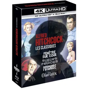 Comparateur de prix : Universal Pictures Coffret Alfred Hitchcock Blu-ray 4K Ultra HD