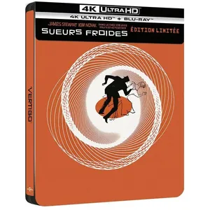 Universal Pictures Sueurs Froides Steelbook Blu-ray 4K Ultra HD