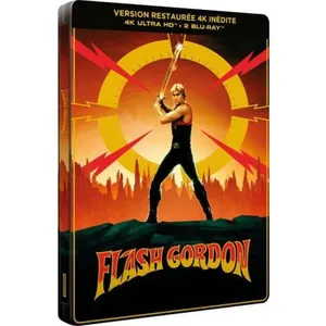 Studio Canal Flash Gordon Steelbook Édition 40ème Anniversaire Blu-ray 4K Ultra HD