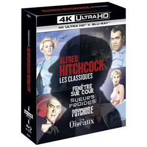 Comparateur de prix : Universal Pictures Coffret Hitchcock 4 films Blu-ray 4K Ultra HD