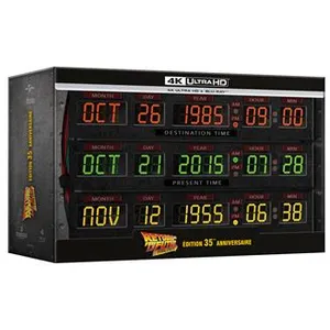 Comparateur de prix : Coffret Edition 35 ans Retour vers le futur Blu-ray 4K Edition Françai...