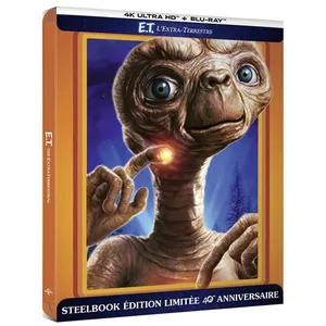Universal Pictures E.T. l'extra-terrestre 40ème Anniversaire Édition Limitée Steelbook Blu-ray 4K Ultra HD