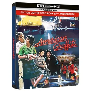 American Graffiti 50ème Anniversaire Édition Limitée Steelbook Blu-ray... pas cher