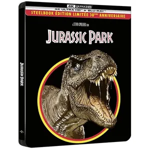 Comparateur de prix : Universal Pictures Jurassic Park Édition 30ème Anniversaire Steelbook Blu-ray 4K Ultra HD