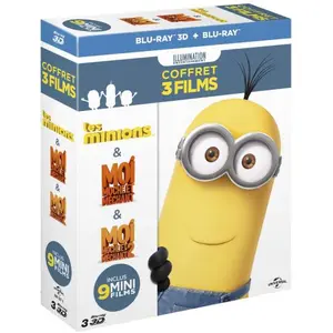 Universal Pictures Blu-ray 3D Les Minions + Moi, moche et méchant 1 & 2
