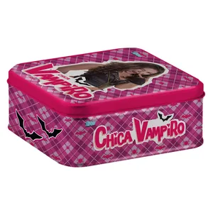 FRANCE CARTES Topps Jeu Enfants Chica Vampiro - Boite Métal Collector pas cher
