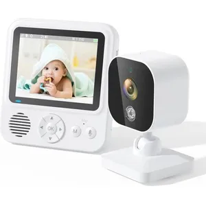 PIMPIMSKY Babyphone vidéo sans fil moniteur pour bébé, ecran de videosurveillance maison Caméra bébé sans fil 2,4 GHzVendu parcdiscount