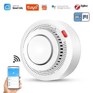 PRUMYA Detecteur de fumée version WiFi Conforme à la norme européenne ... pas cher