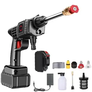 PRUMYA Nettoyeur haute pression sans fil, 21 V, 50 bar, portable, pour...Vendu parcdiscount