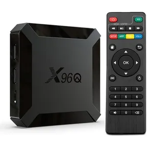 PRUMYA Boitier iptv TV BOX Android 10.0 X96Q TV Box H616 Quad core 1Go de RAM 8 Go de Rom 4K WiFi 2.4Ghz Smart TV Box Lecteur MultimédiaVendu parcdiscount