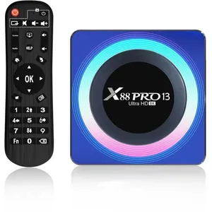 PRUMYA Boitier iptv, X88 PRO 13 Android 13.0 TV Box Rockchip RK3528 4K 2.4G 5G Wifi 4G+32GB BT5.0 8K lecteur multimédia mondial,TV BOXVendu parcdiscount