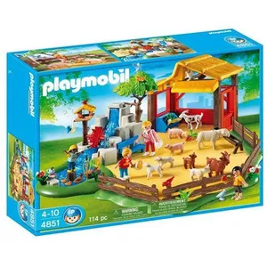 Playmobil - 4851 - Jeu De Construction - Parc Animalier Avec Famille pas cher
