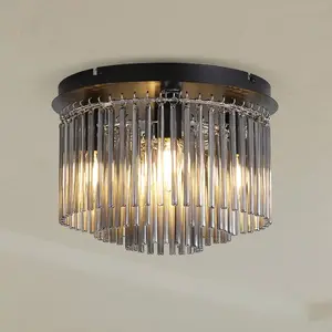 SEARCHLIGHT Plafonnier Swizzle Noir - 55620-320sm pas cher