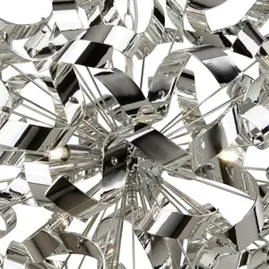 Searchlight Suspension Curls, à 6 lampesVendu parluminaire