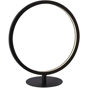 Searchlight Lampe de table LED Cirque, noir, métal, hauteur 33 cm pas cher