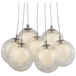 Searchlight Suspension LED Cluster à 7 lampes pas cher