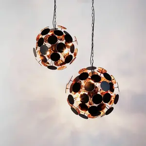 Searchlight Suspension Discus, à 4 lampes pas cher