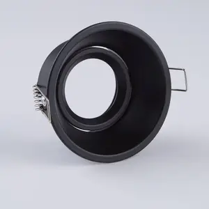 Searchlight Luminaire encastrable Slim Trim, noir, Ø 9,4 cm, IP20, alu...Vendu parluminaire