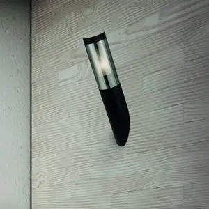 Searchlight Applique murale extérieur Batton Acier inoxydable Noir mat,Fumé pas cher
