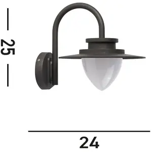 Searchlight - Texas Applique murale 8 w 3 000 k, graphite
