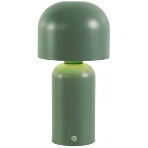 Searchlight Lampe à poser LED rechargeable Niko, vert olive Hauteur 26... pas cher