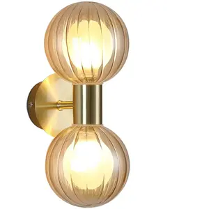 Searchlight Applique murale pour salle de bain Lumisphere, crème/laito... pas cher