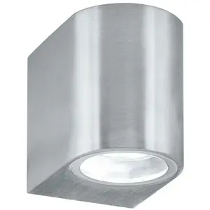 SEARCHLIGHT Led outdoor & porch (gu10 led) ip44 wall light 1lt silver 8008-1SS-LED pas cher