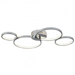 Searchlight Plafonnier LED Solexa, aspect chromé pas cher