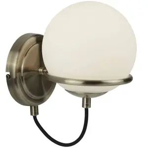 Searchlight Applique Sphere avec abat-jour sphérique en verre pas cher