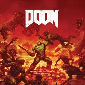 Just for Games Doom Vinyle Rouge