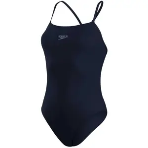 Speedo Eco Endurance+ Thinstrap 1 Piece Maillot de Bain Femme, Navy, 34 pas cher