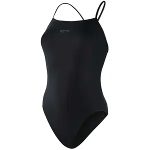 Comparateur de prix : Speedo Eco Endurance+ Thinstrap 1 Piece Maillot de Bain Femme, Noir, 32