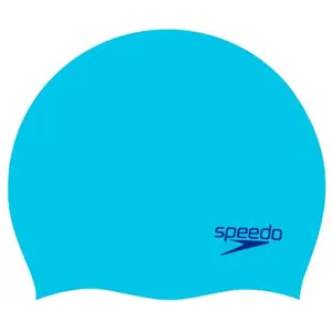 Bonnet de bain moulé en silicone enfant Speedo P12 Bleu TU 70990-8420 pas cher